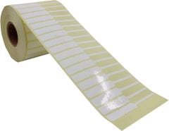 Kuyumcu Etiketi 72x10mm PP Opak 1 Rulo 1.250 adet (Gözlük Etiketi, Yüzük Etiketi)