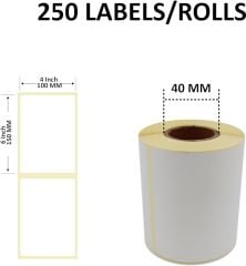 150x100mm Eko Termal Barkod Etiketi 1 Rulo 500 Adet (15cmx10cm) Kargo Etiketi