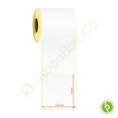 100x100mm Termal Barkod Etiketi 1 Rulo 500 Adettir. (10cmx10cm)Kargo Etiketidir.