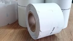 Beyaz Termal 170 gram Karton Barkod Raf Etiketi 40x60 10'lu Paket -1 Rulo 500 Adet