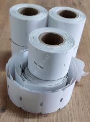 Beyaz Termal 170 gram Karton Barkod Raf Etiketi 40x60 10'lu Paket -1 Rulo 500 Adet