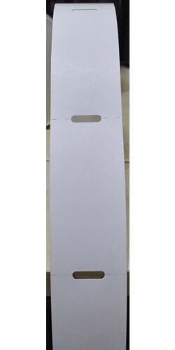 Raf Etiketi 170 gram Karton Termal 38x100mm Ortadan Çentikli Beyaz 1 Rulo 350 Adet