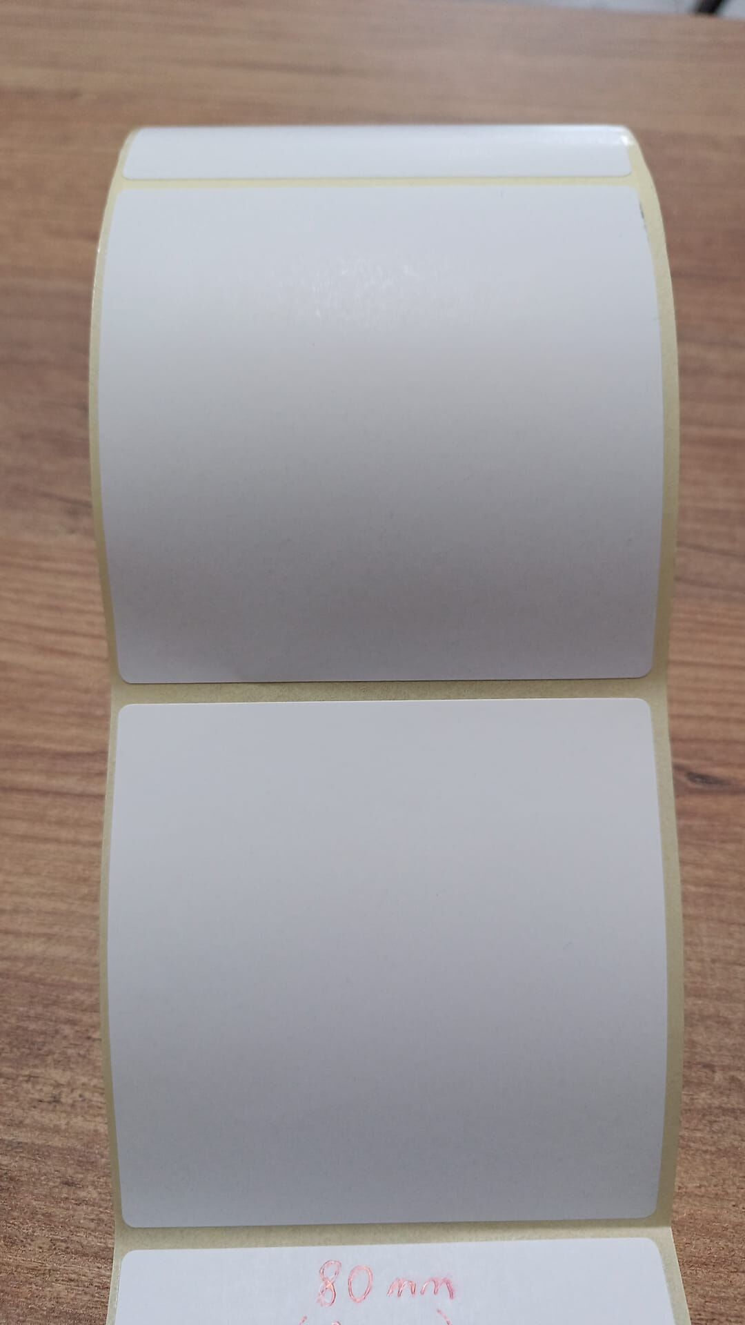 80x80mm Eko Termal Barkod Etiketi  1 Rulo 500 Adet (8cmx8cm)