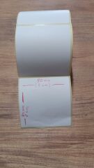 80x80mm Eko Termal Barkod Etiketi  1 Rulo 500 Adet (8cmx8cm)