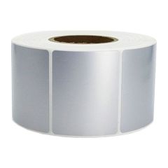 50x70 Silver Mat Etiket 1 Rulo 1000 Adet ( Akış 50\'den)