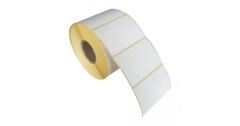 60x100mm kuşe ribon ile basılan etiket  500 adet