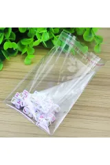 Baskısız Şeffaf Yapışkanlı Poşet 10x15+5cm - 1.000 Adet- Kendinden Yapışkanlı Jelatin Parlak Poşet