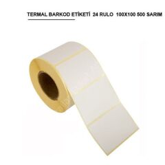 Terazi Etiketi 40x58mm Eko Termal Barkod Etiketi 1 Rulo 1000 Adettir.