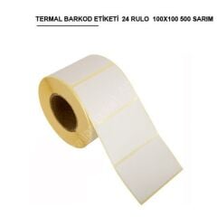Terazi Etiketi 40x58mm Eko Termal Barkod Etiketi 1 Rulo 1000 Adettir.